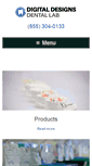 Mobile Screenshot of digitaldesignsdentallab.com